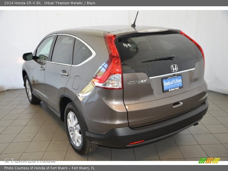 Urban Titanium Metallic / Black 2014 Honda CR-V EX