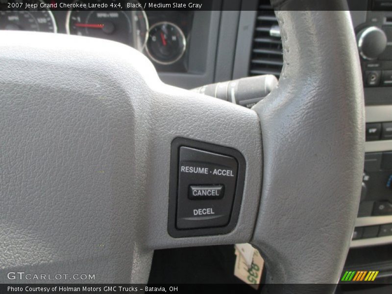 Black / Medium Slate Gray 2007 Jeep Grand Cherokee Laredo 4x4