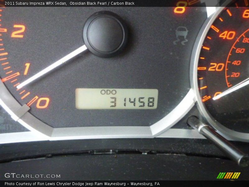 Obsidian Black Pearl / Carbon Black 2011 Subaru Impreza WRX Sedan