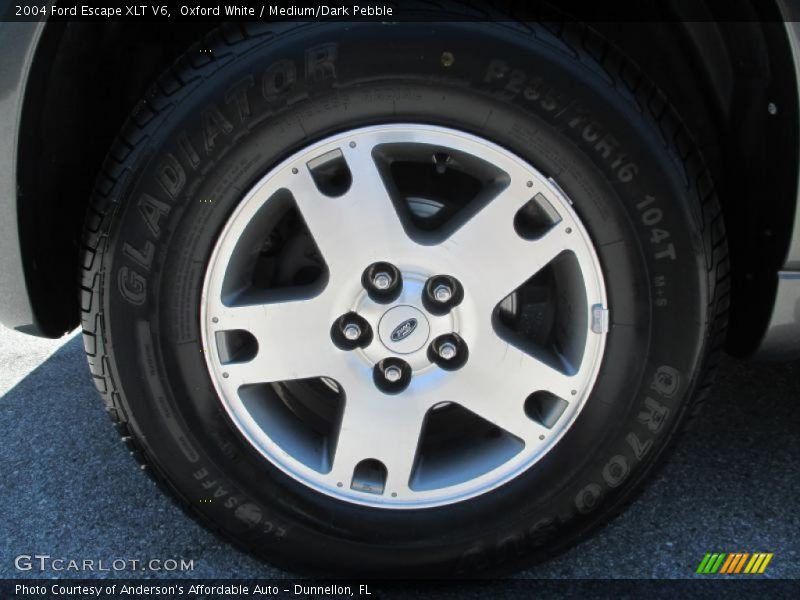 Oxford White / Medium/Dark Pebble 2004 Ford Escape XLT V6