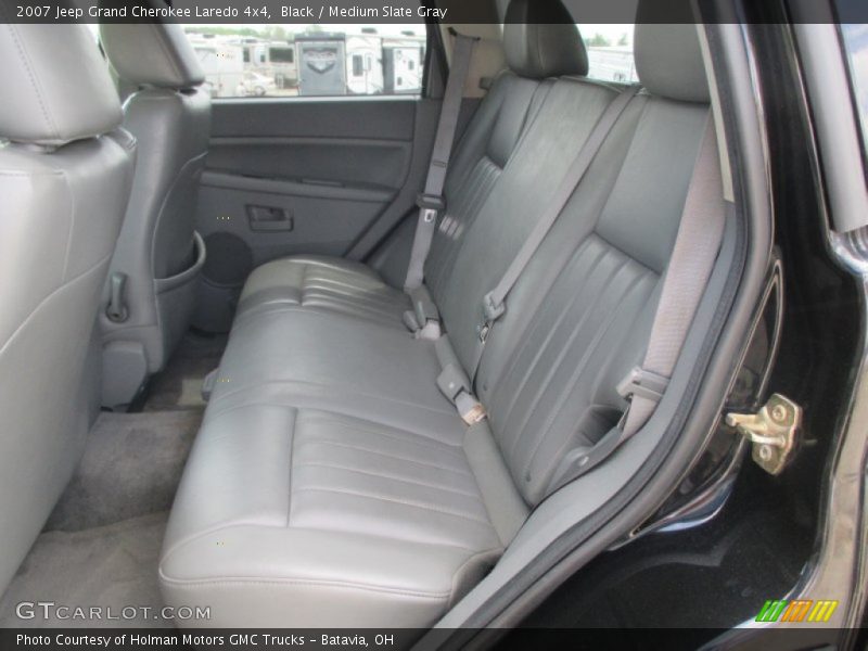 Black / Medium Slate Gray 2007 Jeep Grand Cherokee Laredo 4x4