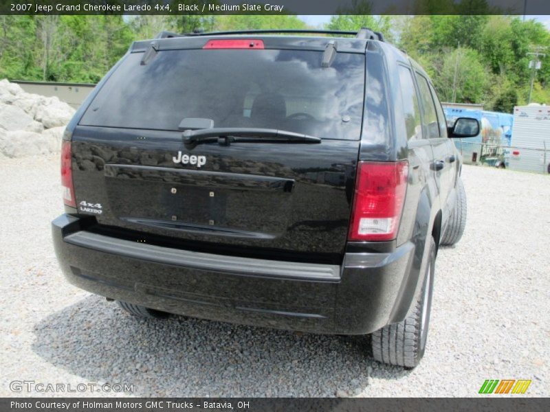Black / Medium Slate Gray 2007 Jeep Grand Cherokee Laredo 4x4