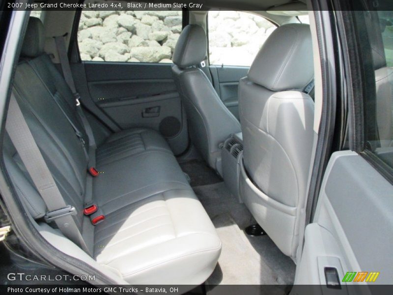 Black / Medium Slate Gray 2007 Jeep Grand Cherokee Laredo 4x4