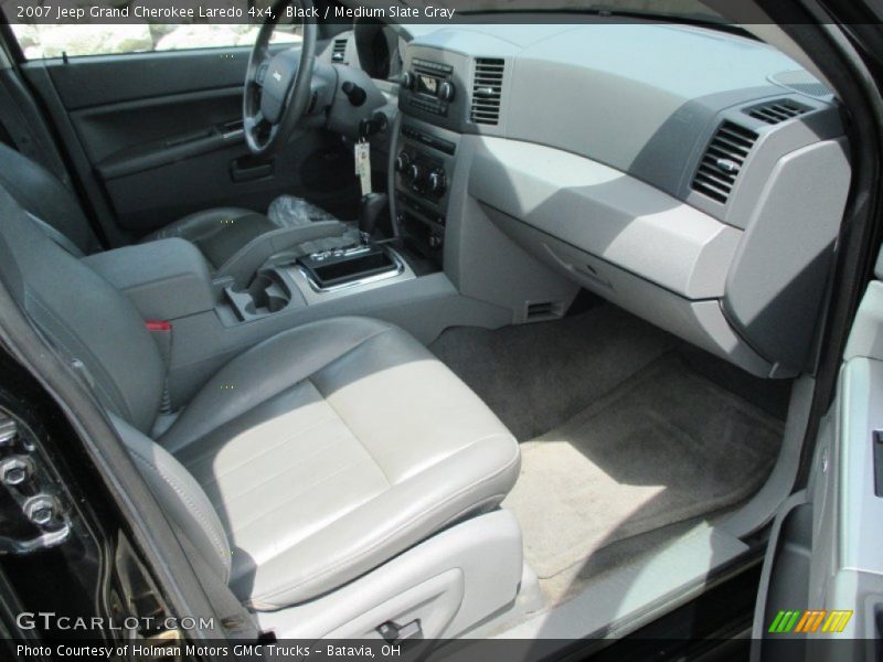 Black / Medium Slate Gray 2007 Jeep Grand Cherokee Laredo 4x4