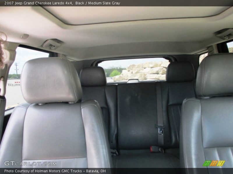 Black / Medium Slate Gray 2007 Jeep Grand Cherokee Laredo 4x4