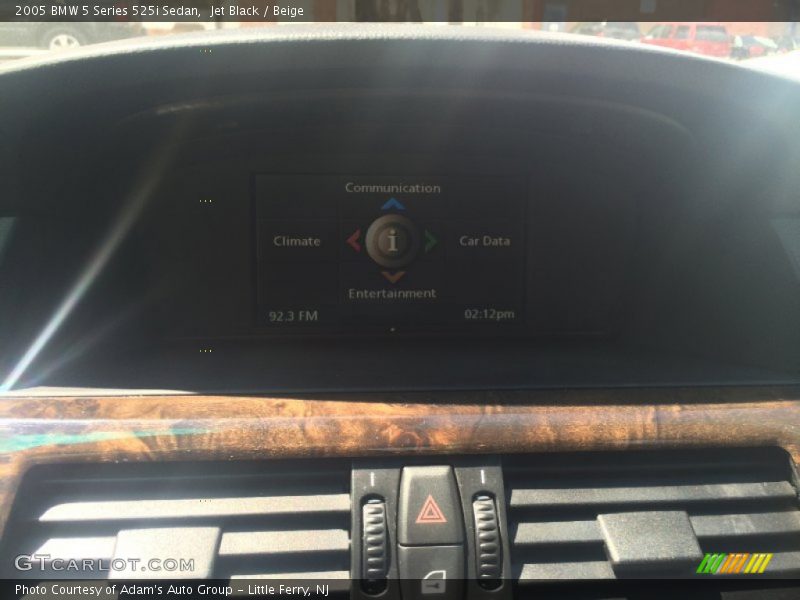 Jet Black / Beige 2005 BMW 5 Series 525i Sedan