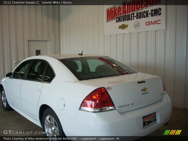 Summit White / Ebony 2013 Chevrolet Impala LT