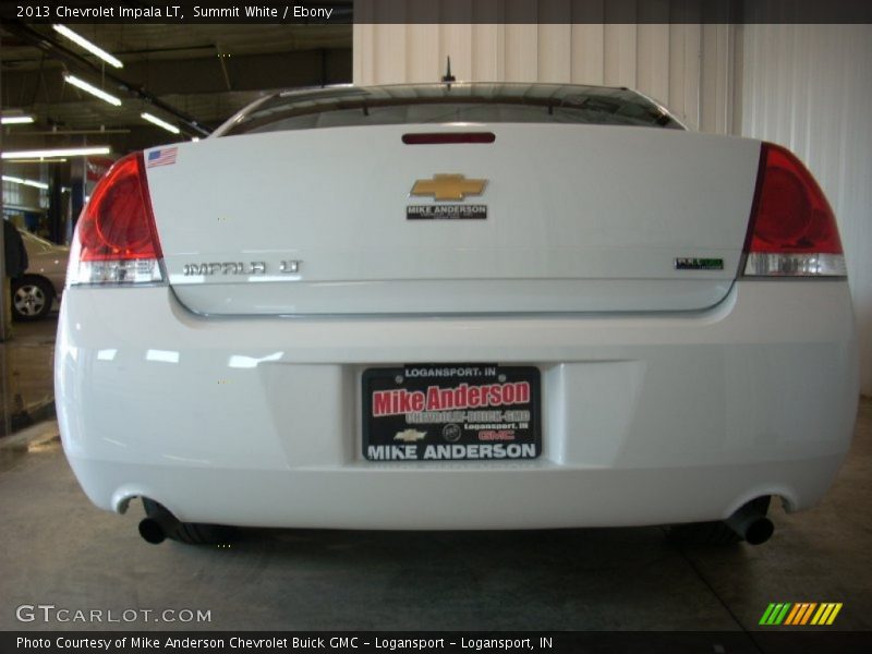 Summit White / Ebony 2013 Chevrolet Impala LT