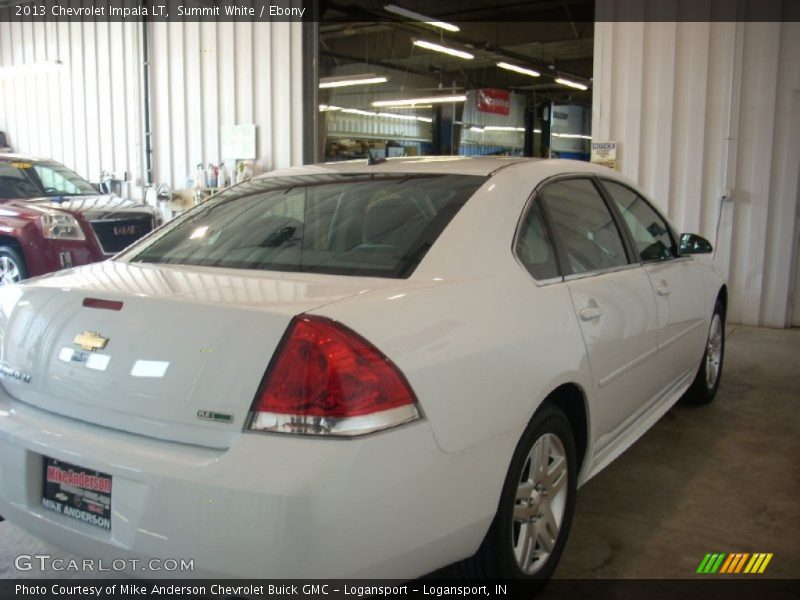 Summit White / Ebony 2013 Chevrolet Impala LT