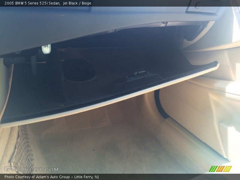 Jet Black / Beige 2005 BMW 5 Series 525i Sedan