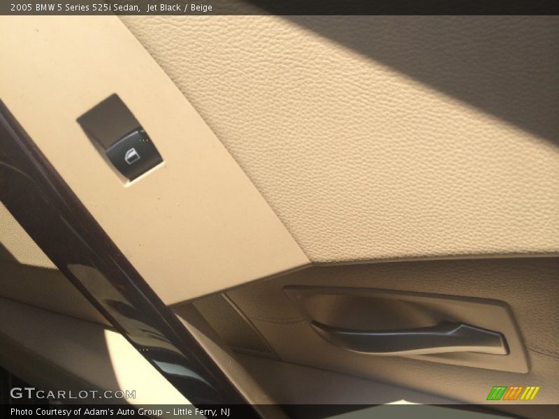 Jet Black / Beige 2005 BMW 5 Series 525i Sedan