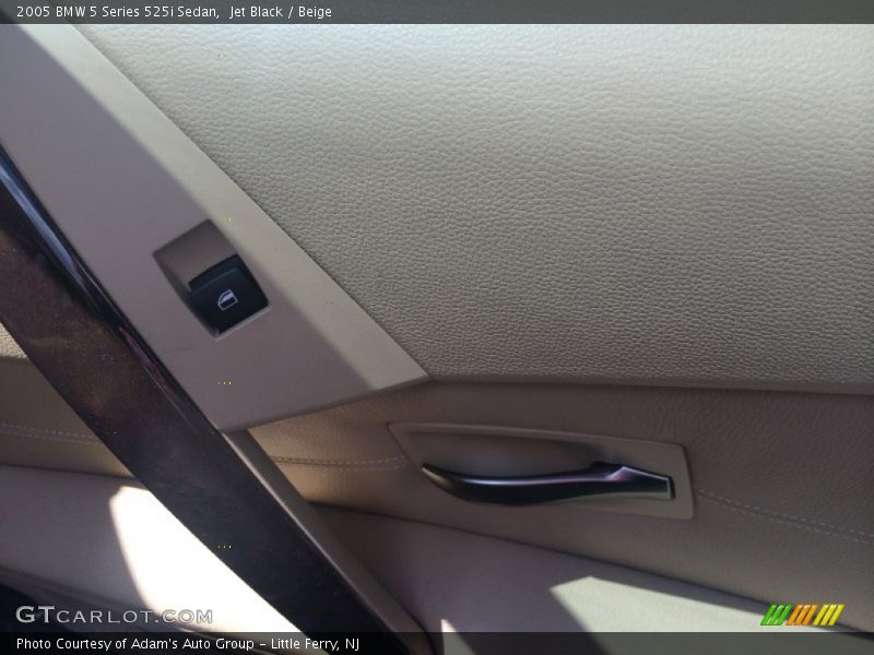 Jet Black / Beige 2005 BMW 5 Series 525i Sedan
