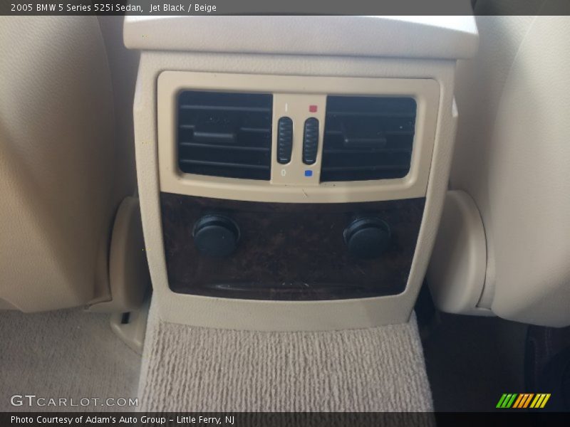 Jet Black / Beige 2005 BMW 5 Series 525i Sedan