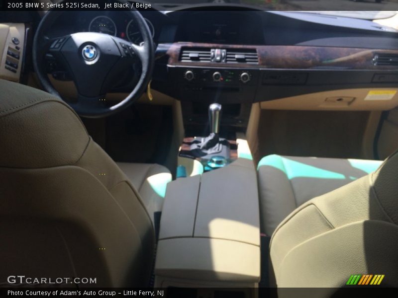 Jet Black / Beige 2005 BMW 5 Series 525i Sedan