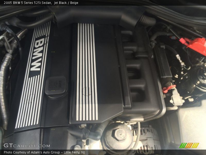 Jet Black / Beige 2005 BMW 5 Series 525i Sedan