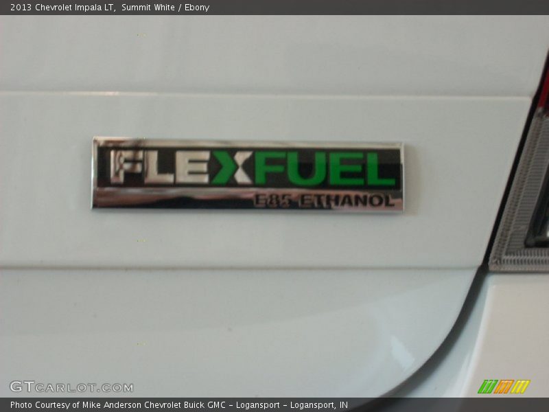 Summit White / Ebony 2013 Chevrolet Impala LT