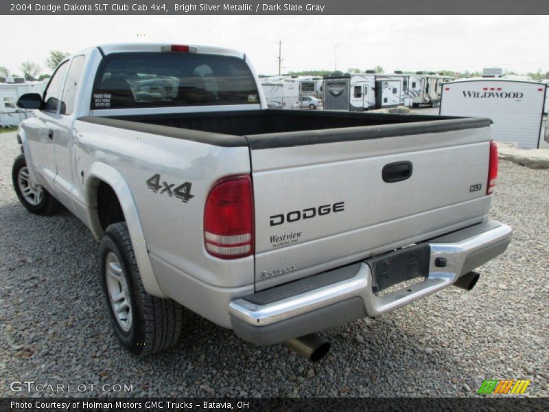 Bright Silver Metallic / Dark Slate Gray 2004 Dodge Dakota SLT Club Cab 4x4