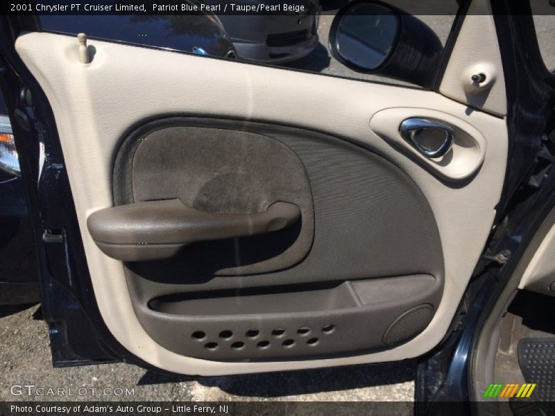 Patriot Blue Pearl / Taupe/Pearl Beige 2001 Chrysler PT Cruiser Limited