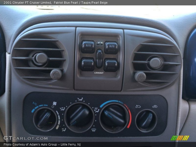 Patriot Blue Pearl / Taupe/Pearl Beige 2001 Chrysler PT Cruiser Limited