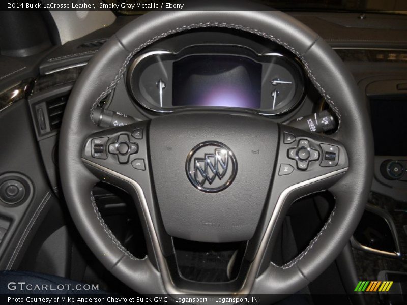 Smoky Gray Metallic / Ebony 2014 Buick LaCrosse Leather