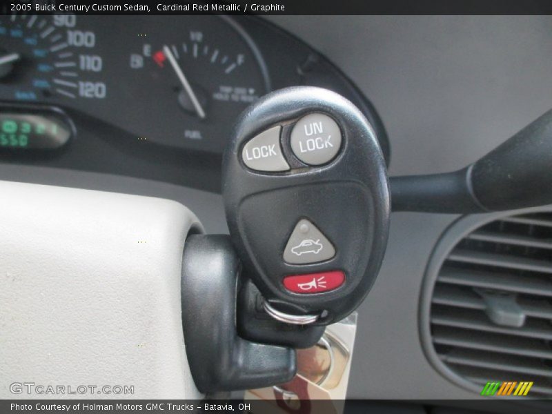 Cardinal Red Metallic / Graphite 2005 Buick Century Custom Sedan