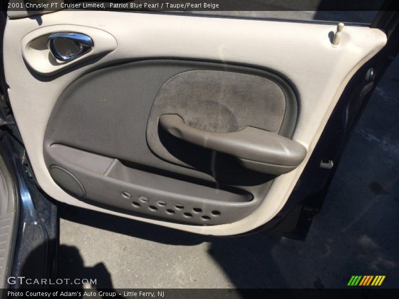 Patriot Blue Pearl / Taupe/Pearl Beige 2001 Chrysler PT Cruiser Limited
