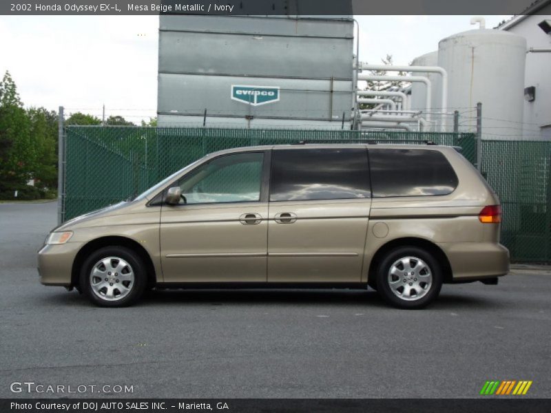 Mesa Beige Metallic / Ivory 2002 Honda Odyssey EX-L