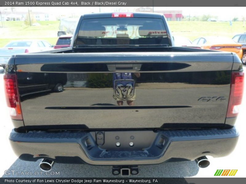 Black / Black/Diesel Gray 2014 Ram 1500 Express Quad Cab 4x4