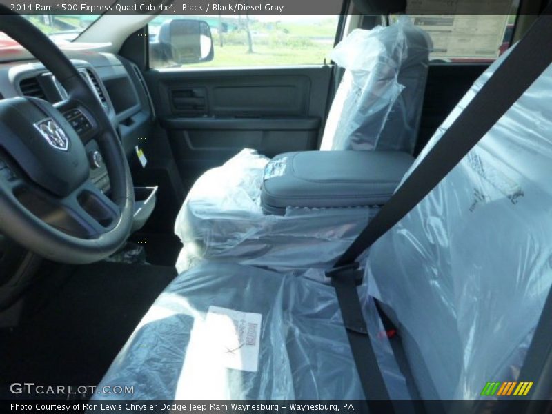 Black / Black/Diesel Gray 2014 Ram 1500 Express Quad Cab 4x4