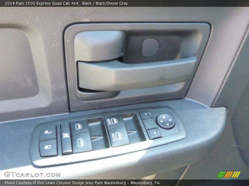 Black / Black/Diesel Gray 2014 Ram 1500 Express Quad Cab 4x4