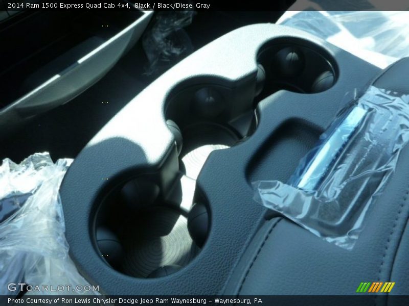 Black / Black/Diesel Gray 2014 Ram 1500 Express Quad Cab 4x4