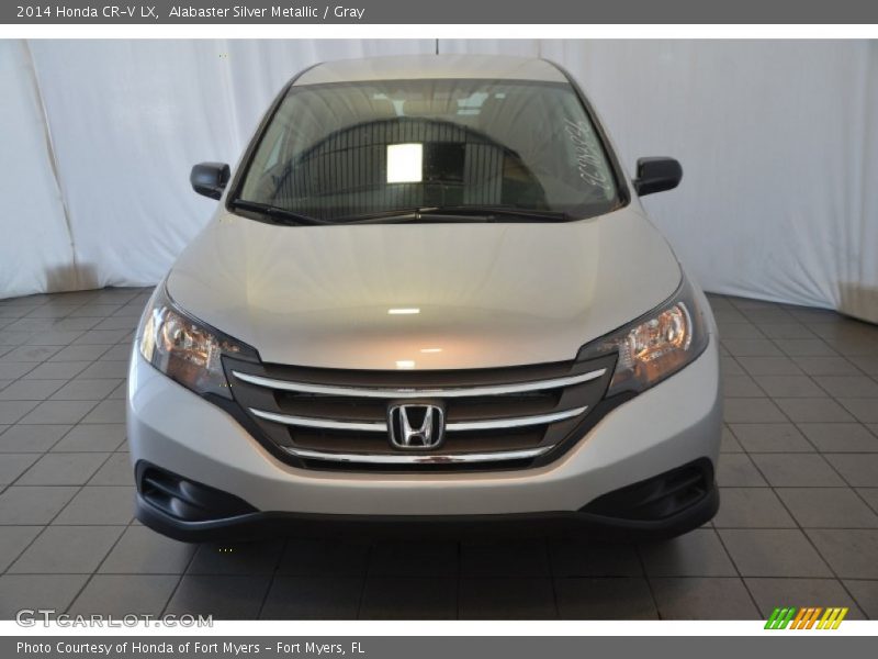 Alabaster Silver Metallic / Gray 2014 Honda CR-V LX