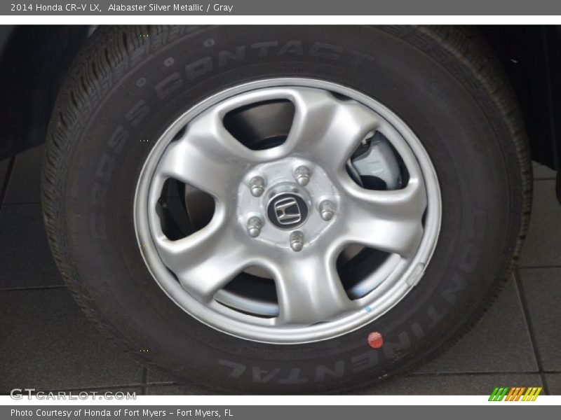 Alabaster Silver Metallic / Gray 2014 Honda CR-V LX