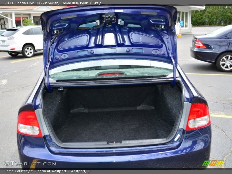 Royal Blue Pearl / Gray 2011 Honda Civic DX-VP Sedan