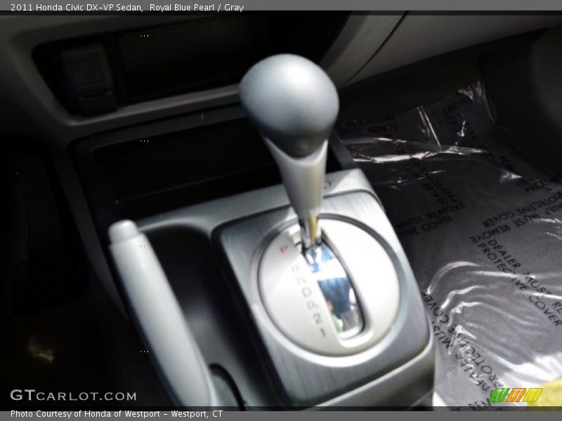 Royal Blue Pearl / Gray 2011 Honda Civic DX-VP Sedan