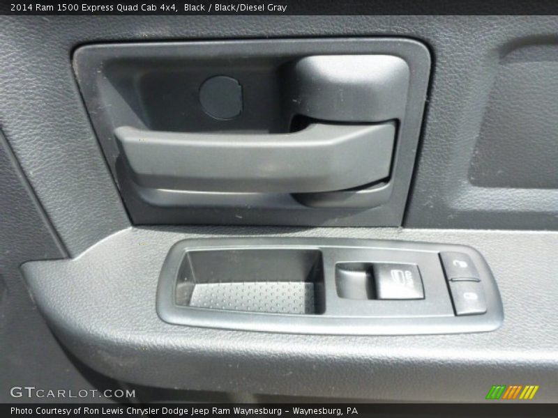 Black / Black/Diesel Gray 2014 Ram 1500 Express Quad Cab 4x4