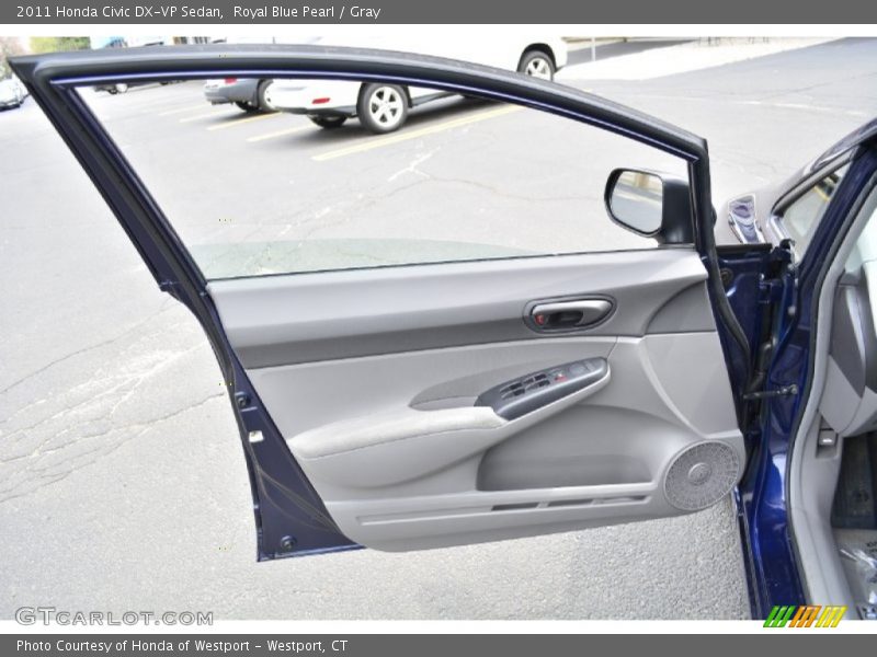 Royal Blue Pearl / Gray 2011 Honda Civic DX-VP Sedan