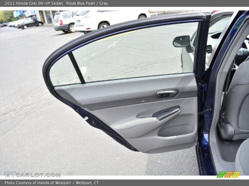 Royal Blue Pearl / Gray 2011 Honda Civic DX-VP Sedan