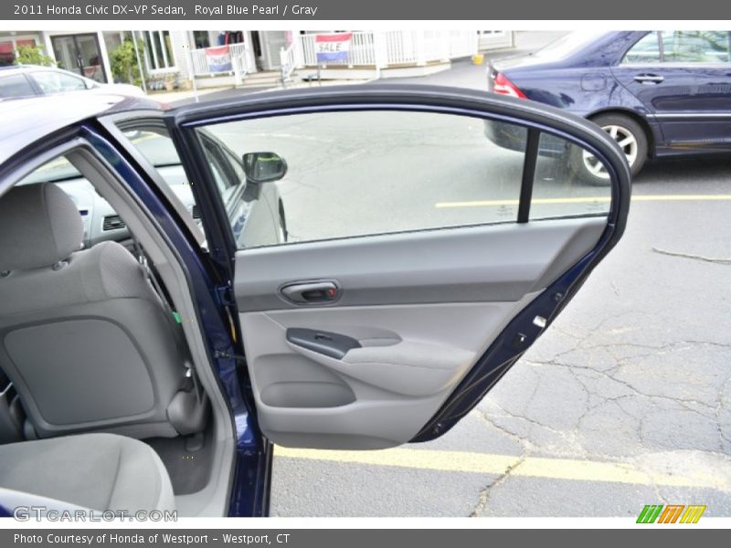 Royal Blue Pearl / Gray 2011 Honda Civic DX-VP Sedan