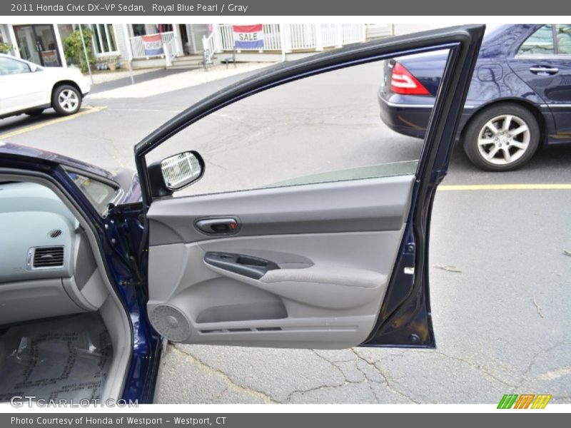 Royal Blue Pearl / Gray 2011 Honda Civic DX-VP Sedan