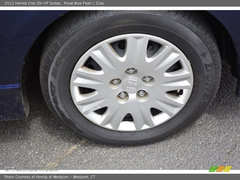 Royal Blue Pearl / Gray 2011 Honda Civic DX-VP Sedan
