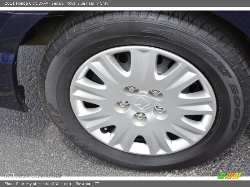 Royal Blue Pearl / Gray 2011 Honda Civic DX-VP Sedan