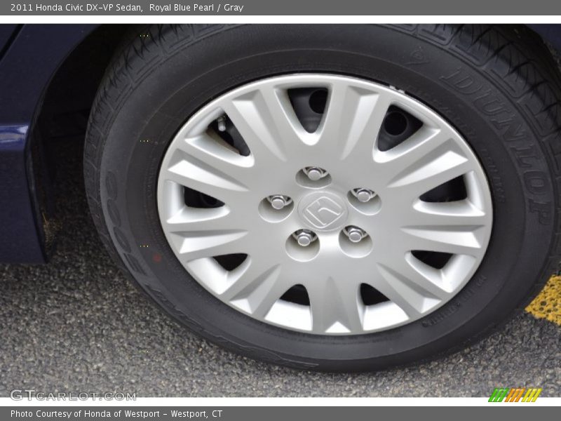 Royal Blue Pearl / Gray 2011 Honda Civic DX-VP Sedan