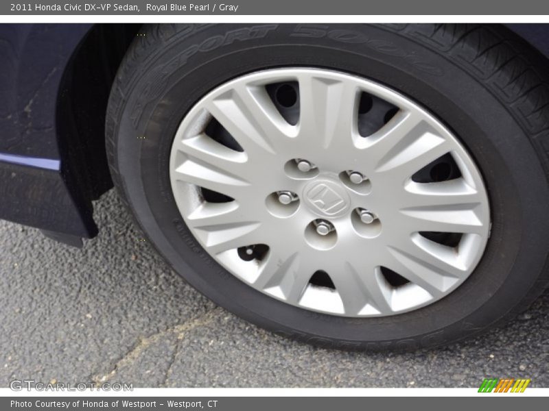 Royal Blue Pearl / Gray 2011 Honda Civic DX-VP Sedan