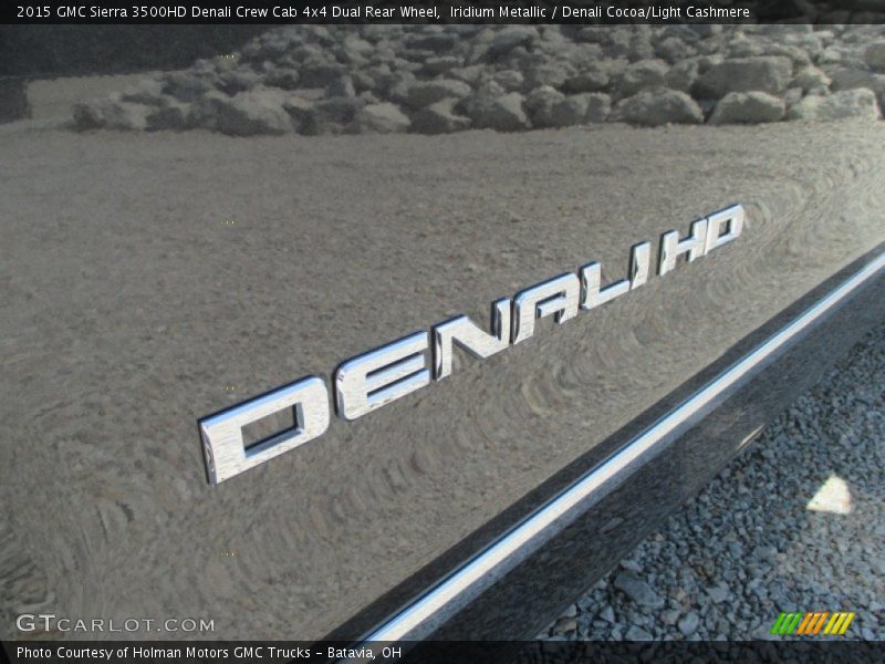 Iridium Metallic / Denali Cocoa/Light Cashmere 2015 GMC Sierra 3500HD Denali Crew Cab 4x4 Dual Rear Wheel