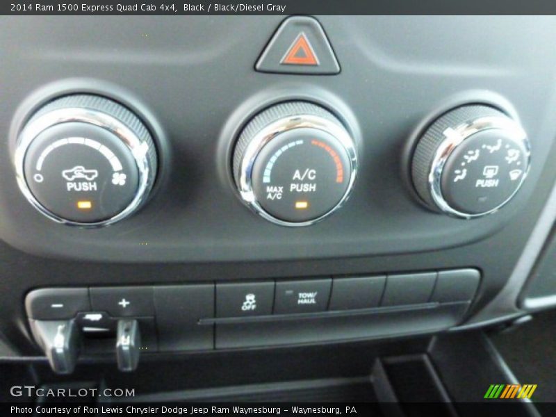Black / Black/Diesel Gray 2014 Ram 1500 Express Quad Cab 4x4