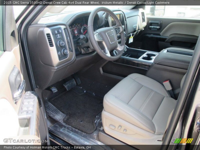 Iridium Metallic / Denali Cocoa/Light Cashmere 2015 GMC Sierra 3500HD Denali Crew Cab 4x4 Dual Rear Wheel