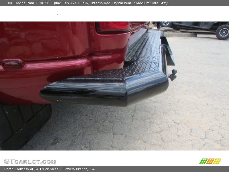 Inferno Red Crystal Pearl / Medium Slate Gray 2008 Dodge Ram 3500 SLT Quad Cab 4x4 Dually