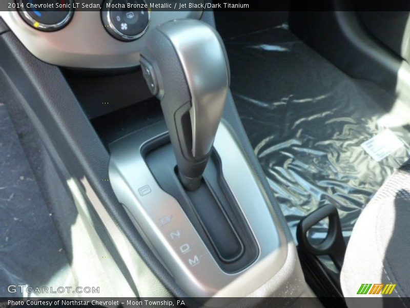 Mocha Bronze Metallic / Jet Black/Dark Titanium 2014 Chevrolet Sonic LT Sedan