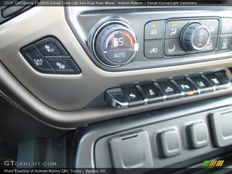 Iridium Metallic / Denali Cocoa/Light Cashmere 2015 GMC Sierra 3500HD Denali Crew Cab 4x4 Dual Rear Wheel